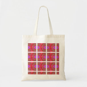 Sac fourre-tout - Abstrait joli pêche et lavande