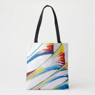 Sac fourre-tout abstrait rayé sauvage Tag Along 3