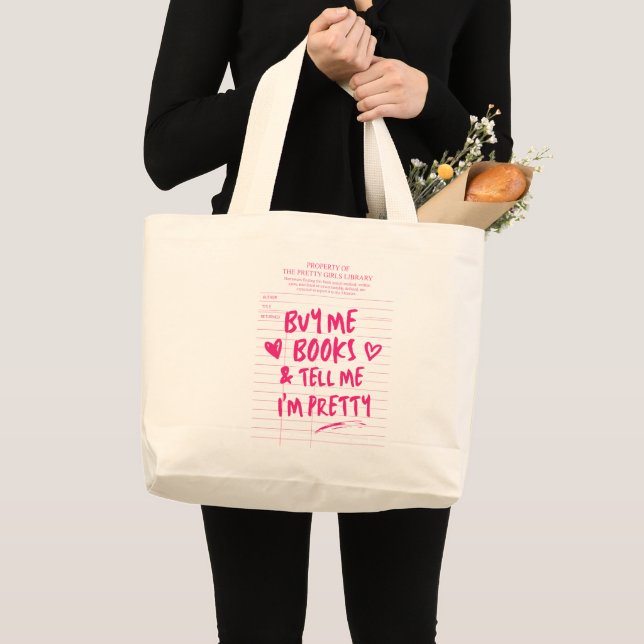 Sac fourre-tout Achetez-moi des livres  (Devant (produit))