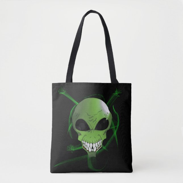 Sac fourre-tout Alien vert (Devant)