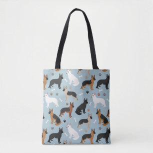 Sac fourre-tout allemand des os et des pattes