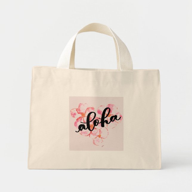 Sac fourre-tout Aloha Plumeria (Devant)