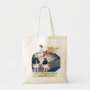 Sac fourre-tout américain vintage à Croix-Rouge