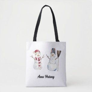 Sac fourre-tout Amis bonhomme de neige personnal