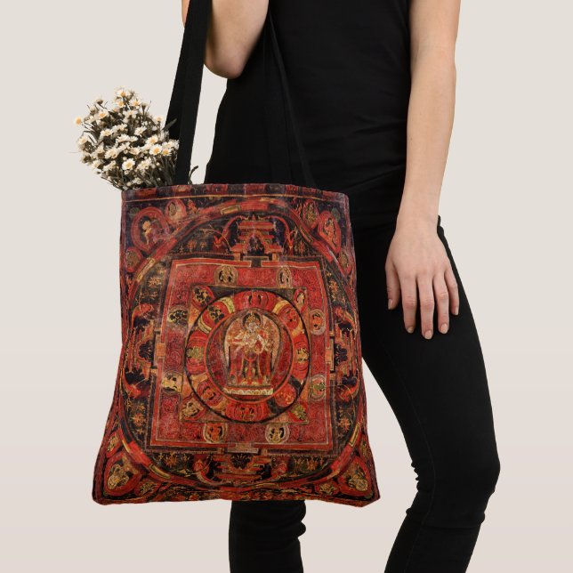 Sac fourre-tout Amogapasha Mandala (De près)