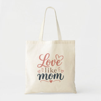 Sac fourre-tout "Amour comme maman" Cadeau de fête