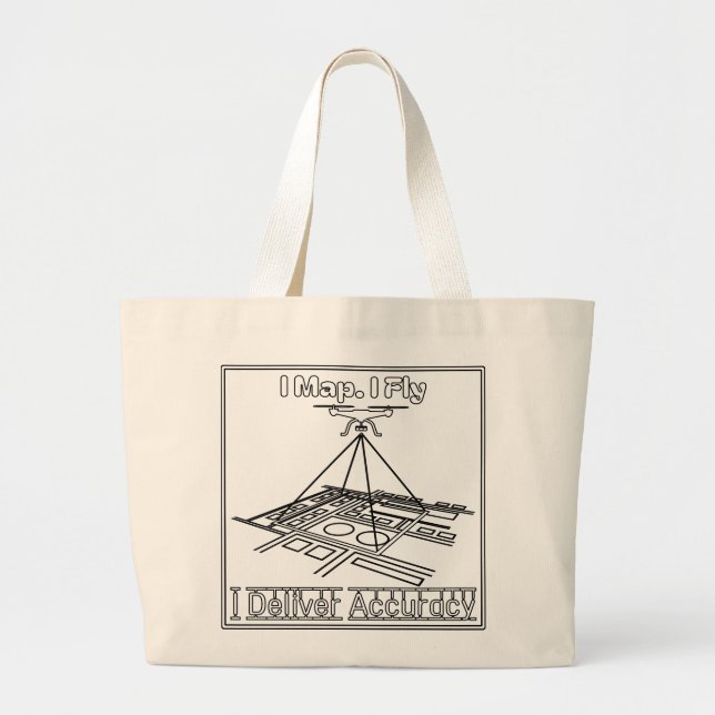 Sac fourre-tout amusant - drone (Devant)