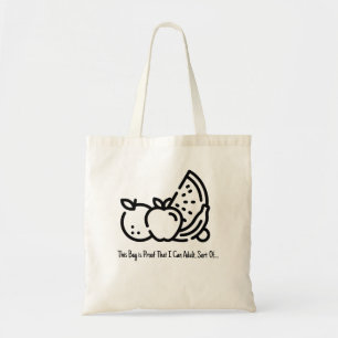 Sac fourre-tout amusant pour les erreurs quotidien