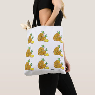 Sac fourre-tout : ananas 