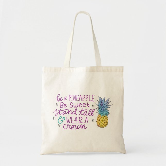 Sac fourre-tout ananas (Devant)