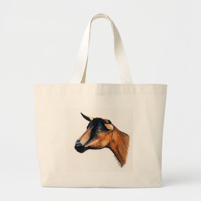 Sac fourre-tout animal à art "de chèvre (Devant)