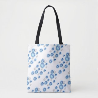 Sac fourre-tout (ao) - Bulles bleues