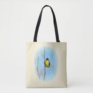 Sac fourre-tout (ao) - Finch jaune sur la branche