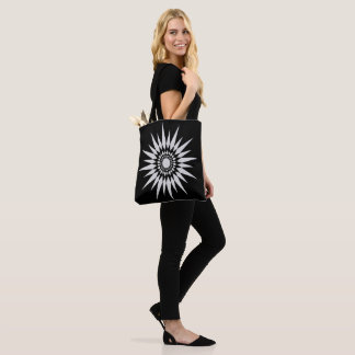 Sac fourre-tout (ao) - Motif Starburst sur noir