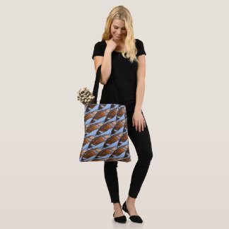Sac fourre-tout (ao) - Plumes Brown