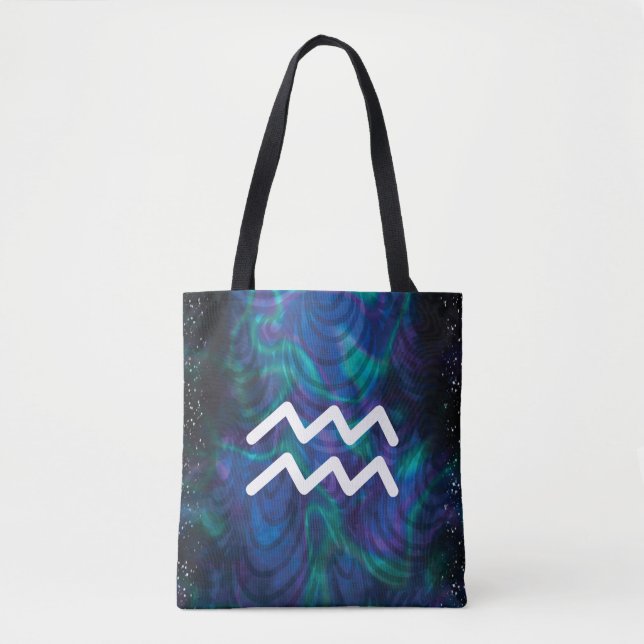 Sac fourre-tout Aquarius Zodiac (Devant)