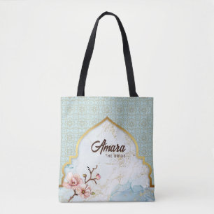 Sac fourre-tout Arabesque Bride – Arche bleu clair