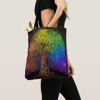 Sac fourre-tout Arbre arc-en-ciel