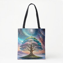 Sac fourre-tout - arbre de vie design graphique