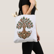 Sac fourre-tout Arbre de vie Roots Run Deep