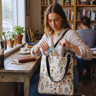 Sac fourre-tout arc-en-ciel neutre Boho
