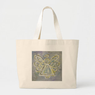 Sac fourre-tout Argent et Blanc Lumière Angel