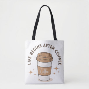 Sac fourre-tout artisanal de la coupe de café