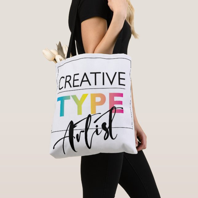 Sac fourre-tout artistique de type créatif (De près)