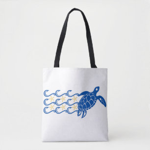 Sac fourre-tout. Attrapez. Vagues de tortue.