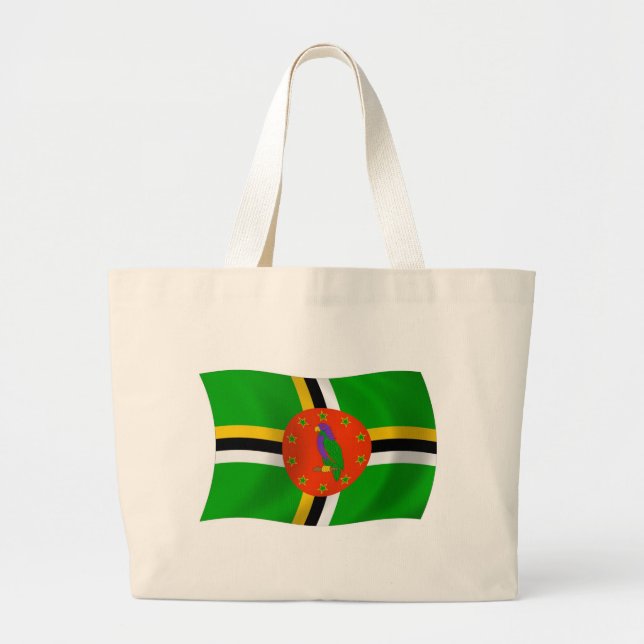 Sac fourre-tout au drapeau de la Dominique (Devant)