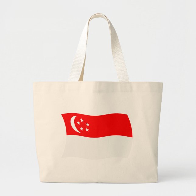 Sac fourre-tout au drapeau de Singapour (Devant)