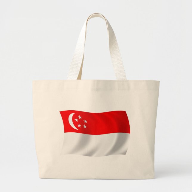 Sac fourre-tout au drapeau de Singapour (Devant)