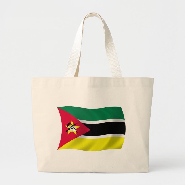 Sac fourre-tout au drapeau du Mozambique (Devant)