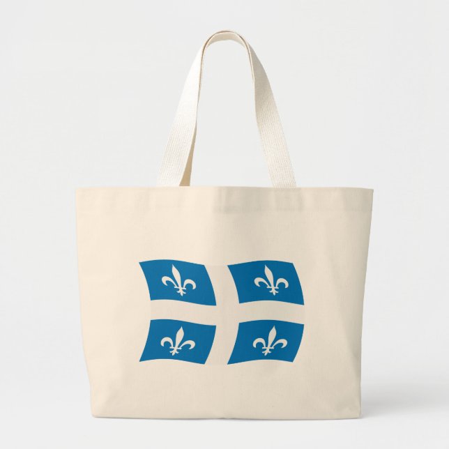 Sac fourre-tout au drapeau du Québec (Devant)