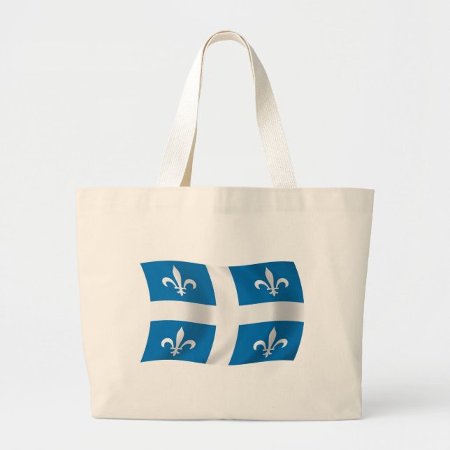 Sac fourre-tout au drapeau du Québec (Devant)