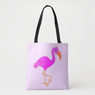 Sac fourre-tout au flamant rose
