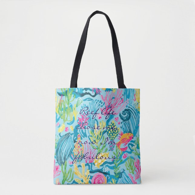 Sac fourre-tout au graphisme élégant (Devant)