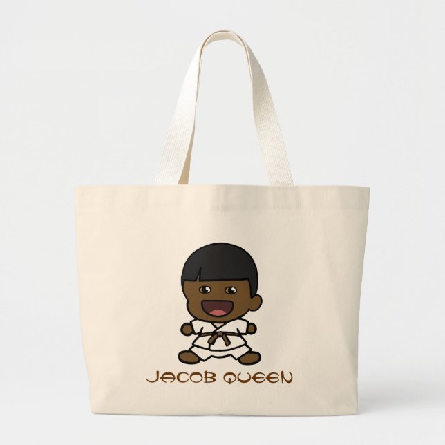 Sac fourre-tout au karaté du garçon noir (Devant)