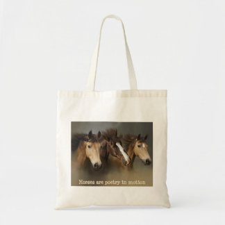 Sac fourre-tout aux chevaux sauvages trois