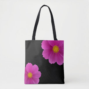 Sac fourre-tout aux fleurs roses