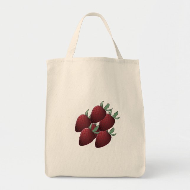 Sac fourre-tout aux fraises (Devant)