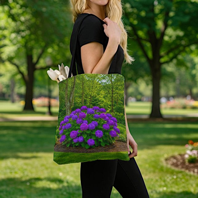 Sac fourre-tout aux hortensias violets (Créateur téléchargé)