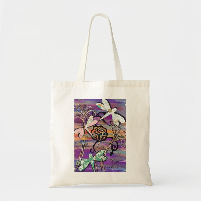 Sac fourre-tout aux libellules 3 (Devant)