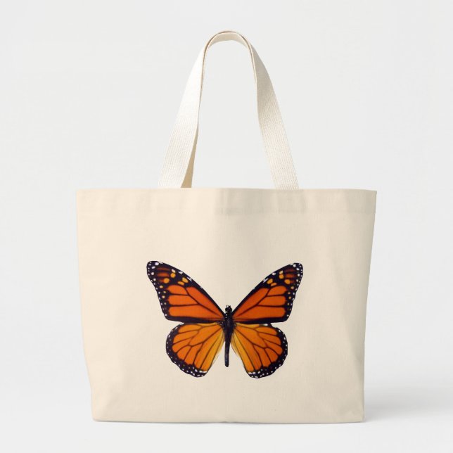 Sac fourre-tout aux papillons orange (Devant)