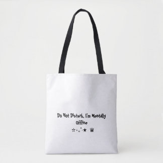 Sac fourre-tout avec citation drôle et esthétique