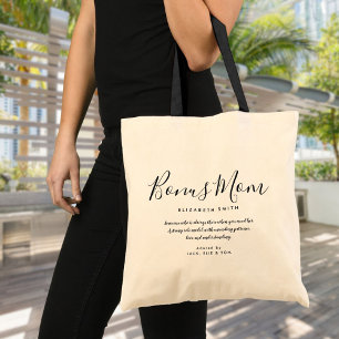 Sac fourre-tout avec citation élégante pour belle-