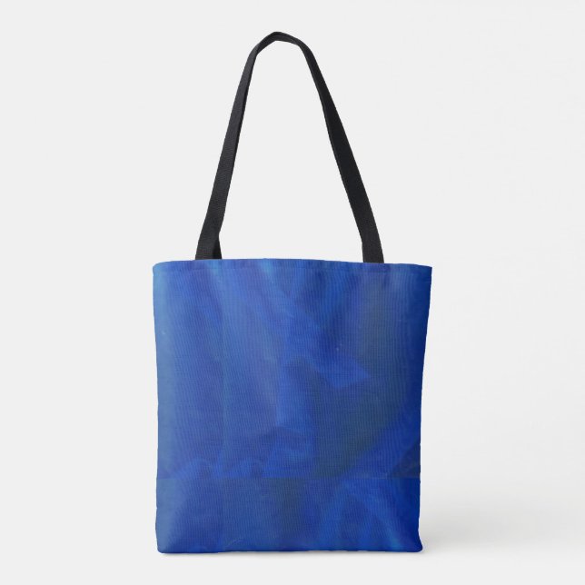 Sac fourre-tout avec design bleu (Dos)