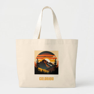 Sac fourre-tout avec design de montagnes du Colora