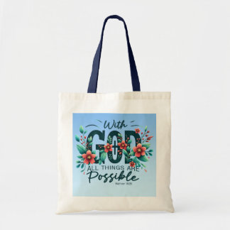 Sac Fourre-Tout Avec Dieu Tout Est Possible