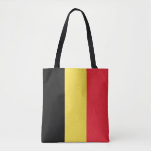 Sac fourre-tout avec drapeau belge patriotique